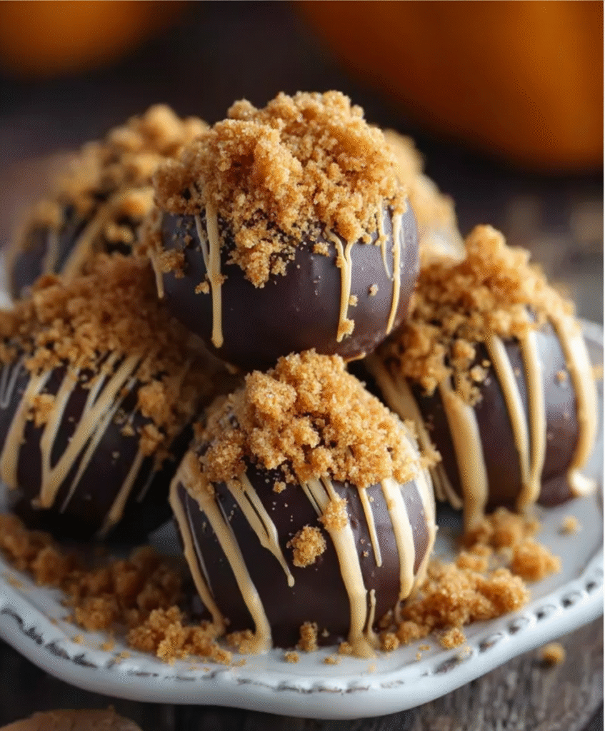 Pumpkin Cheesecake Truffles