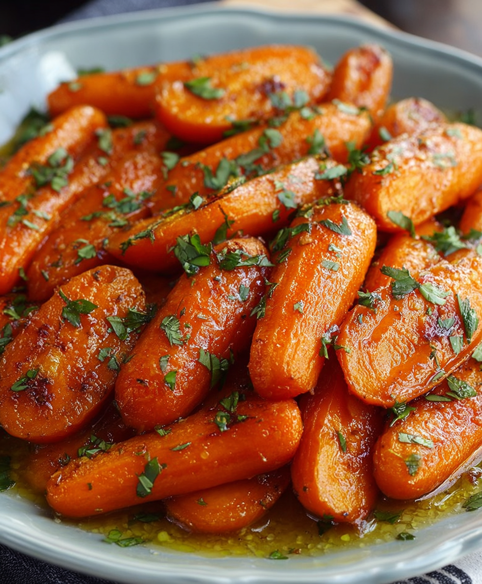 Quick Brown Sugar Glazed Carrots