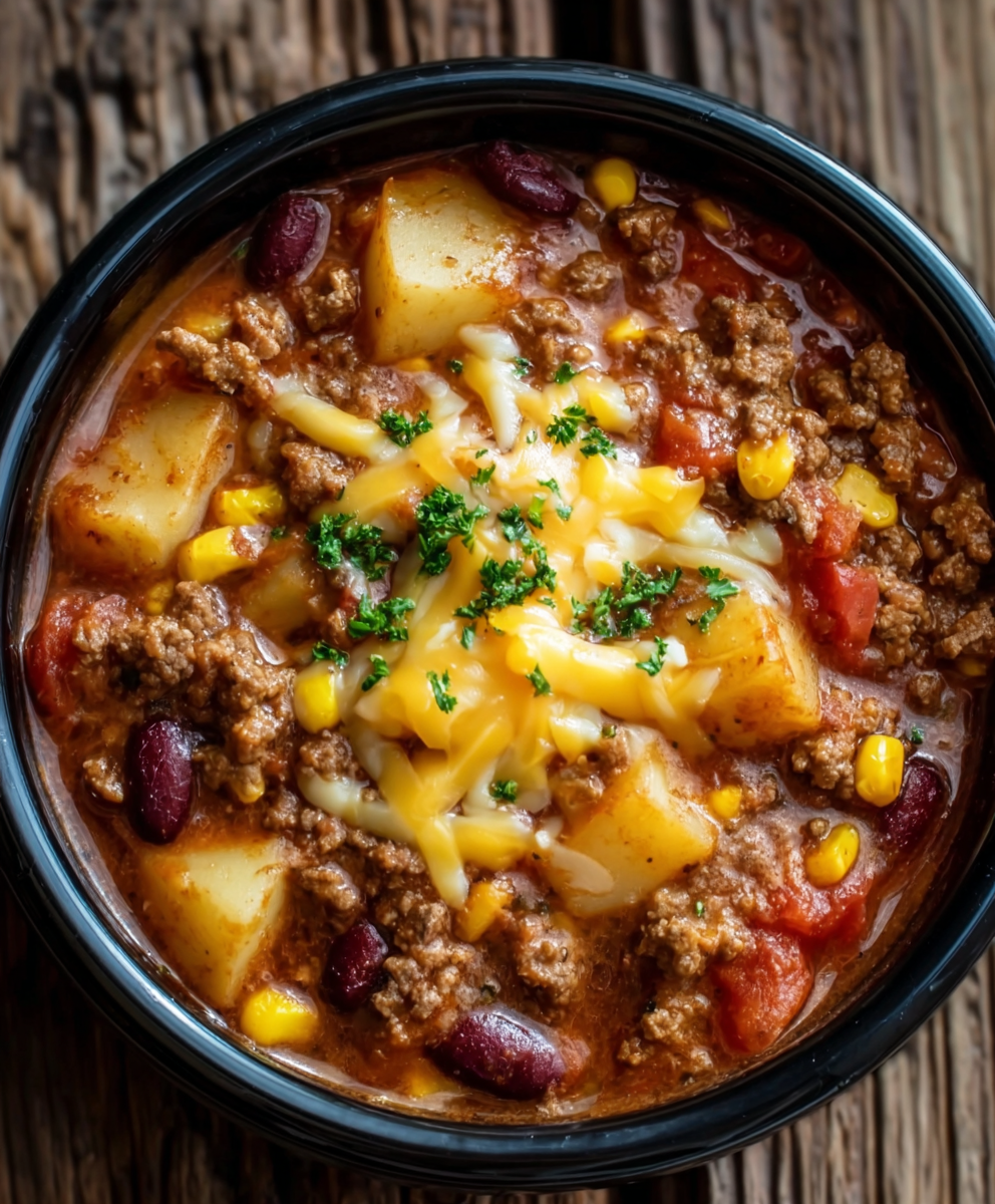 Slow Cooker Cowboy Casserole
