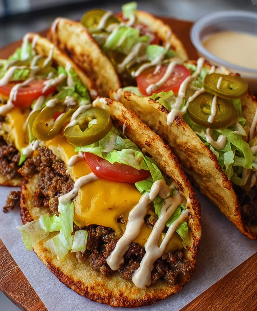 Smash Burger Tacos