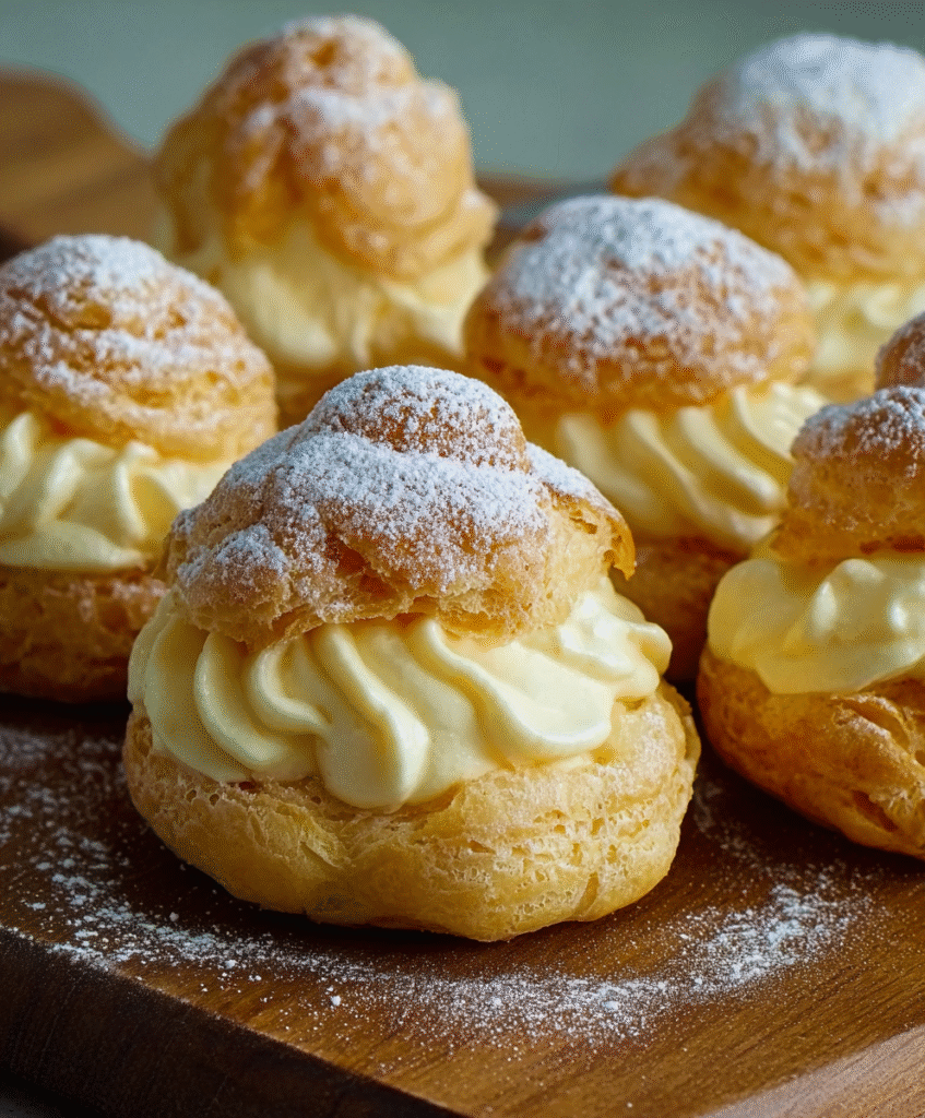 The Best Custard Cream Puffs