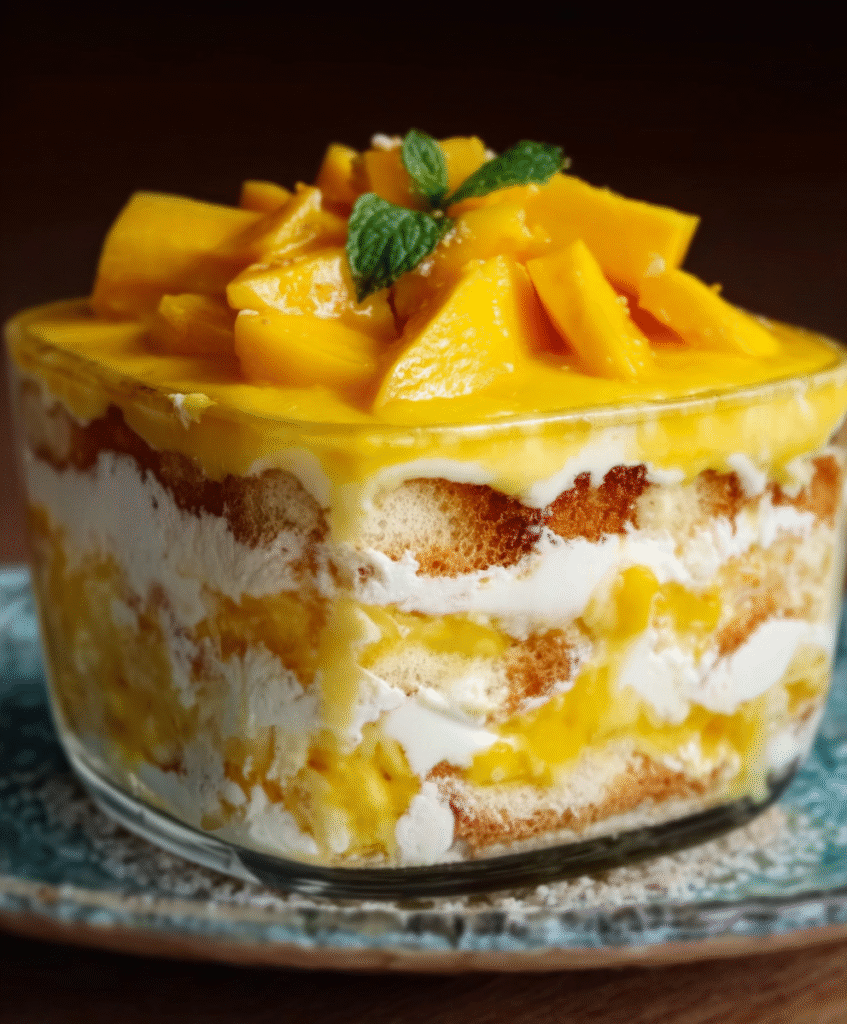 Tropical Mango Tiramisu Delight