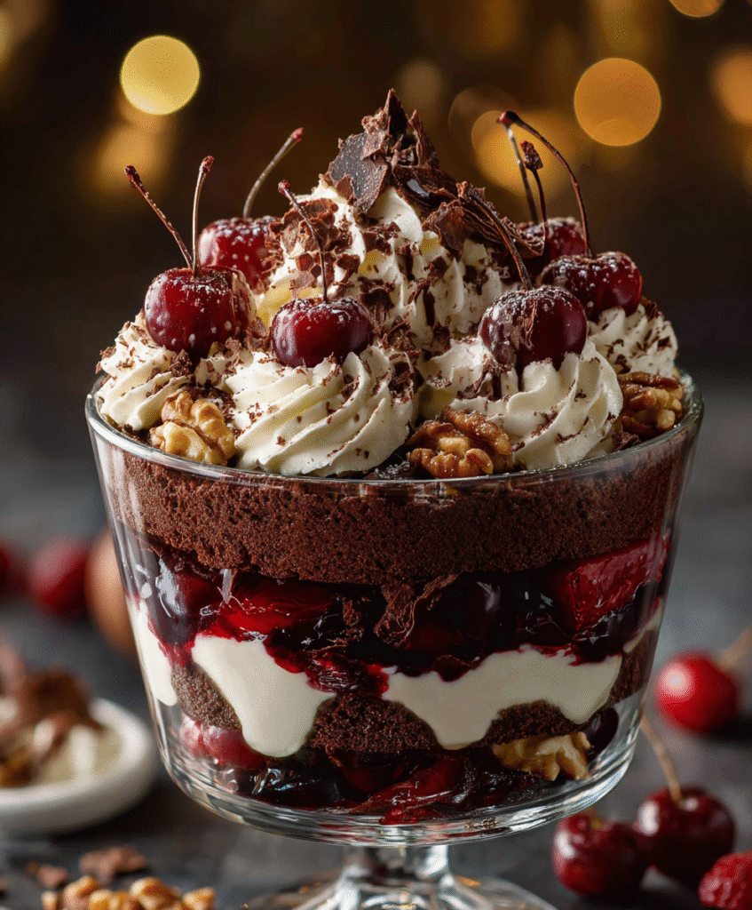 Black Forest Christmas Trifle