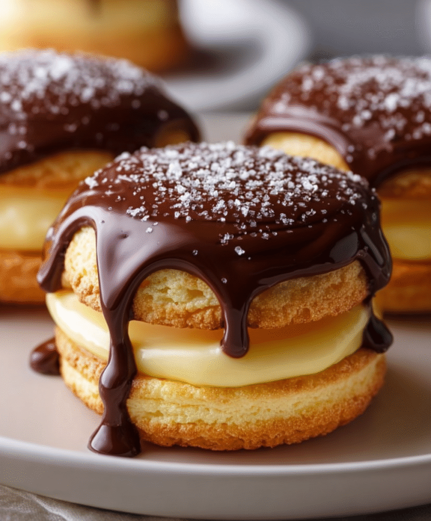 Boston Cream Pie Cookies