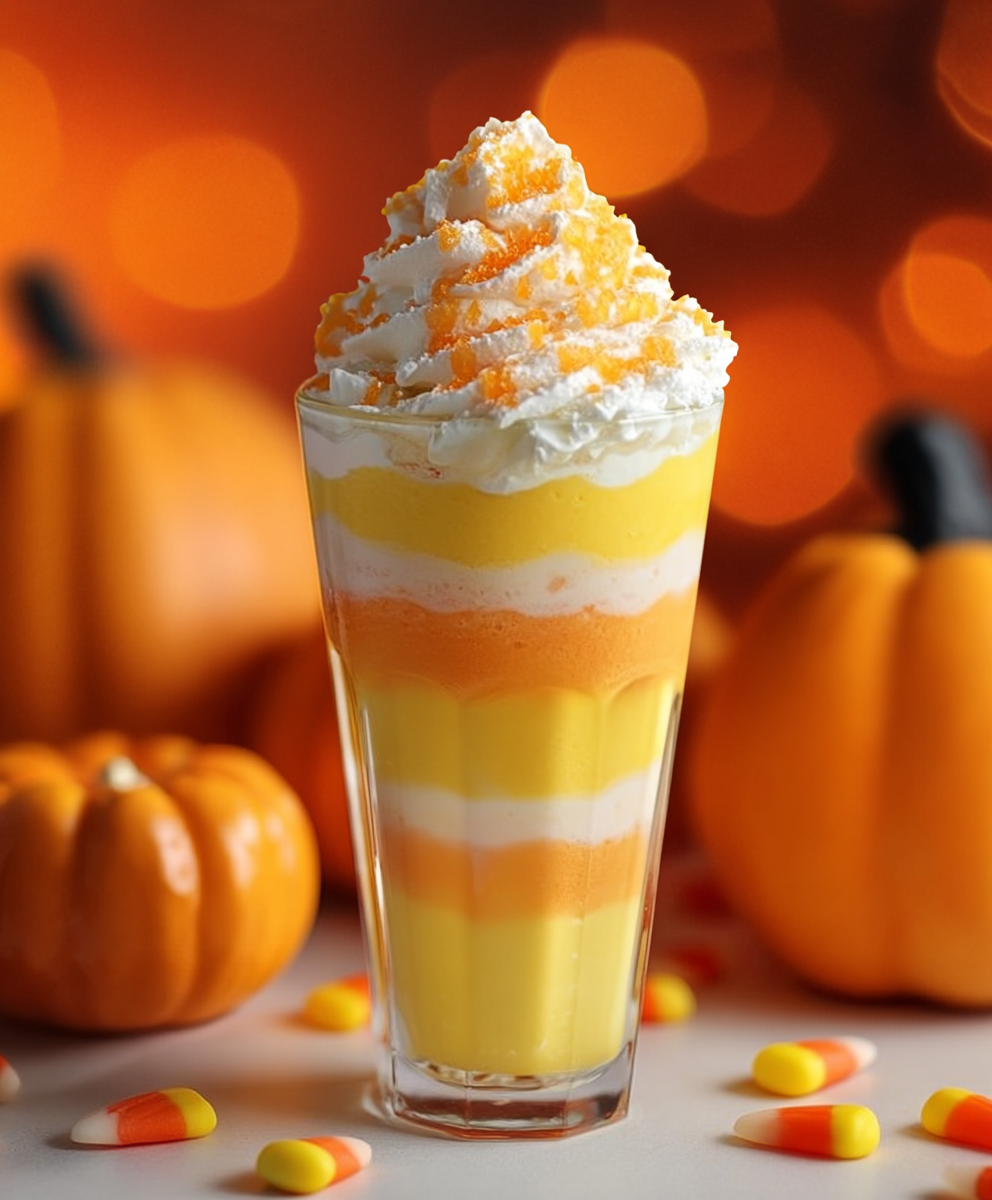 Candy Corn Martini Milkshake