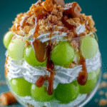 Caramel Crunch Melon Parfait