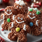 Chocolate Crispy Gingerbread Pops