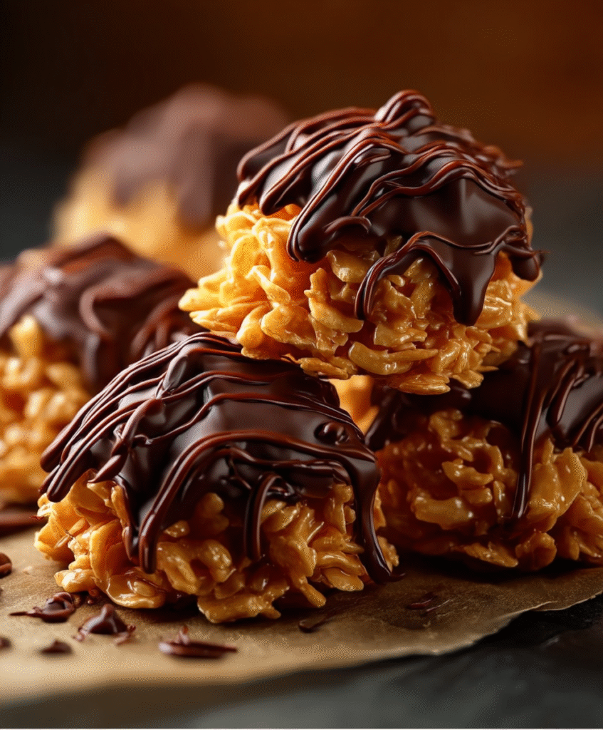 Chocolate Peanut Butter Haystacks