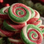 Christmas Pinwheel Sugar Cookies