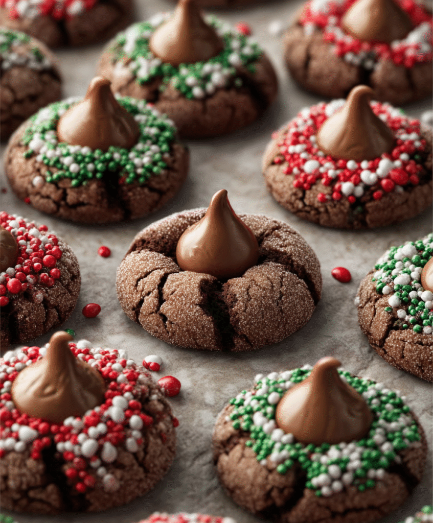 Classic Chocolate Blossom Cookies