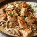 Classic Creamy Chicken Stroganoff