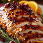 Cranberry Orange Glazed Turkey Breast