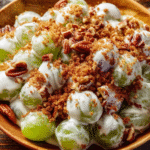 Creamy Crunch Grape Salad