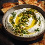 Creamy Herb-Swirled Whipped Feta Dip