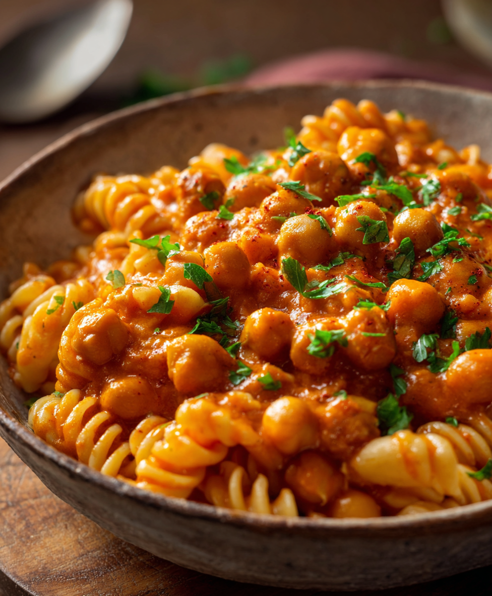 Creamy Vegan Chickpea Paprikash