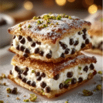Crispy Creamy Cannoli Squares