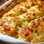 Dad’s Ultra-Creamy Cheesy Au Gratin Potatoes