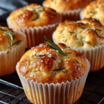 Garlic Rosemary Focaccia Muffins