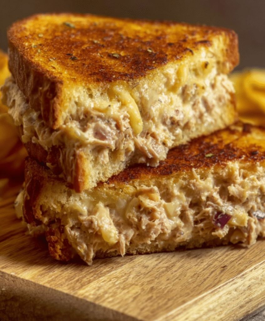 Golden Air Fryer Tuna Melt