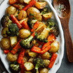 Golden Herb-Roasted Potatoes, Carrots & Broccoli