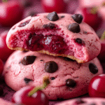 Heavenly Maraschino Cherry Chocolate Chip Cookies