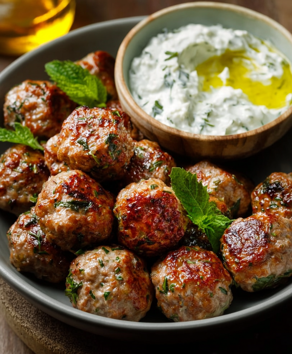 Irresistibly Juicy Greek Meatballs (Keftedes)