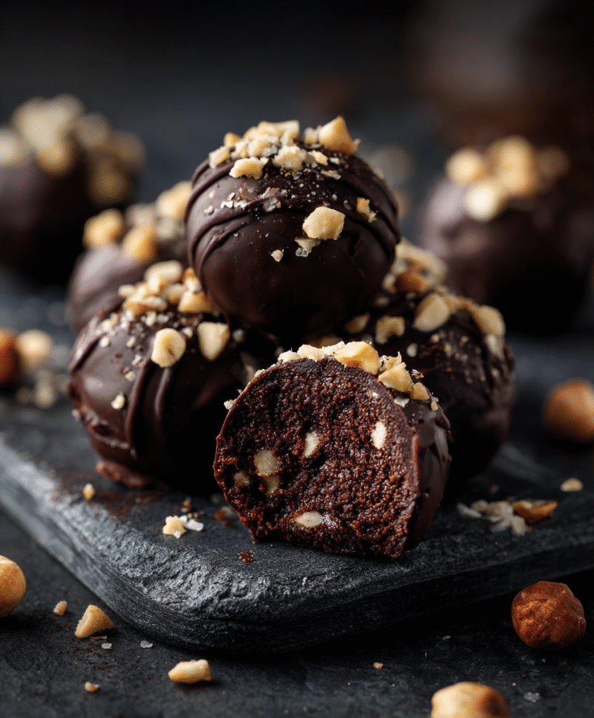 Keto Chocolate Brownie Truffles