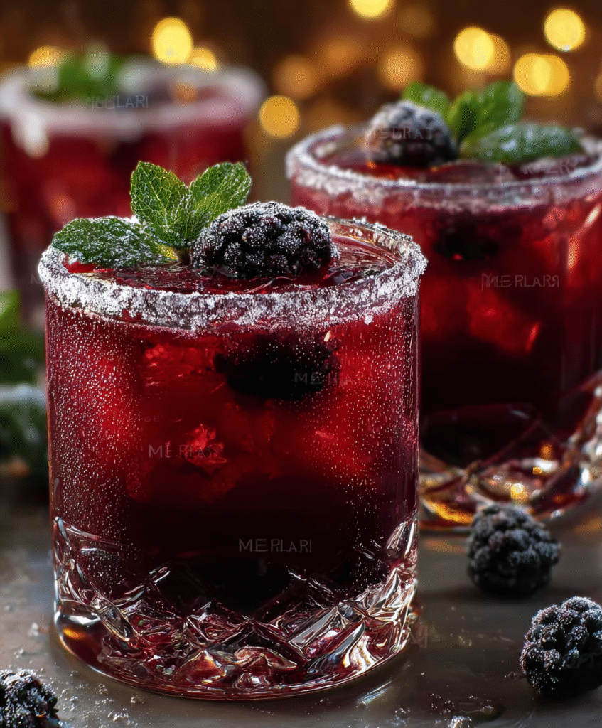 Midnight Frost Christmas Punch