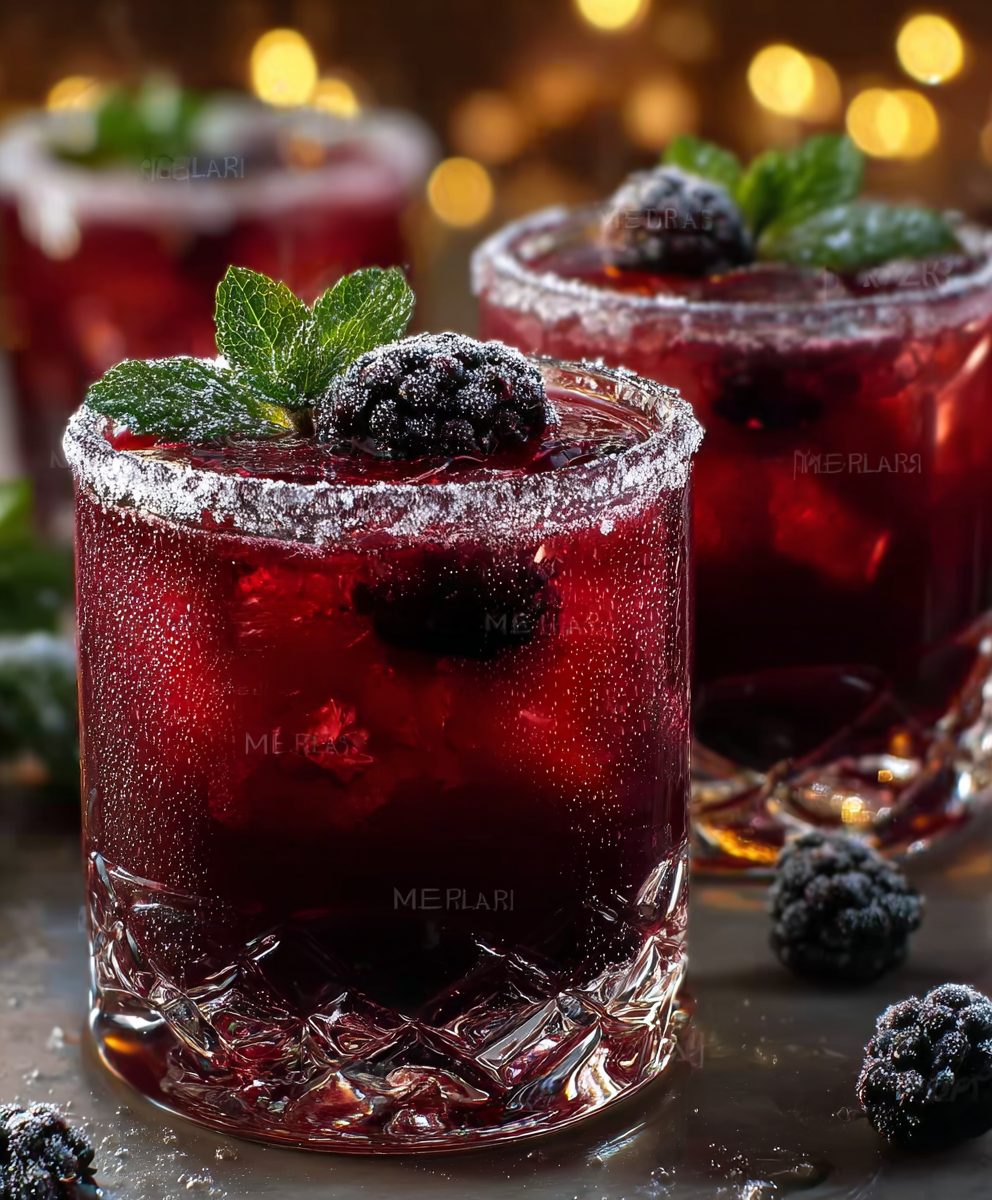 Midnight Frost Christmas Punch