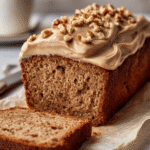 Moist Coffee & Walnut Loaf with Creamy Coffee Buttercream