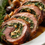 Provençal Herb-Stuffed Lamb Roulade