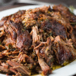 Slow Cooker Greek-Style Shredded Lamb