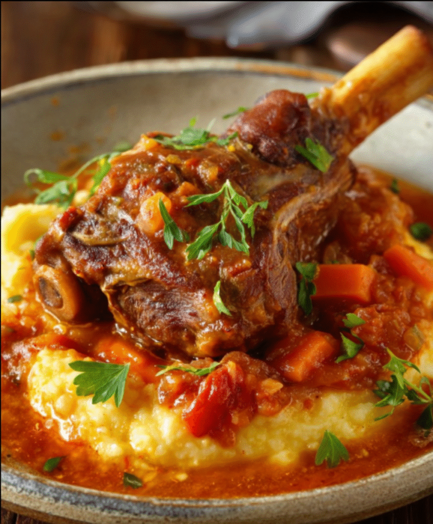 Spanish-Style Lamb Shank Casserole