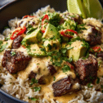 Steakhouse Queso Rice Bowl