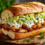 Ultimate Crispy Chicken Caesar Sandwich