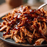 Ultra-Easy 2-Ingredient Crockpot BBQ Chicken