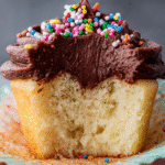 Vanilla Cupcakes with Rich Chocolate Buttercream