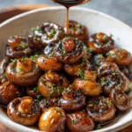 Balsamic Soy Garlic Mushrooms
