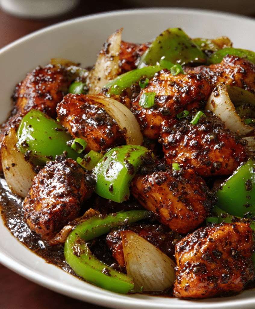 Black Pepper Chicken Stir-Fry