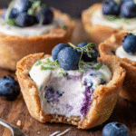 Blueberry Cheesecake Cookie Cups
