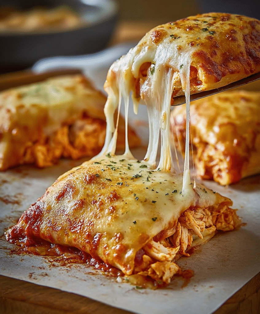 Buffalo Chicken Pizza Pockets