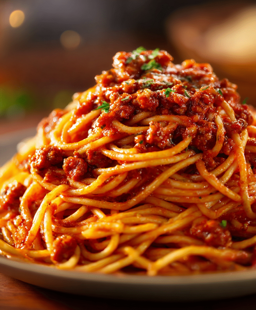 Chicago-Style Spaghetti Comfort Bowl