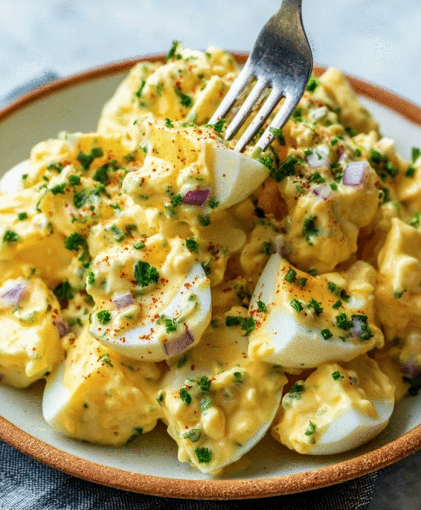 Classic Creamy Egg Salad Bowl