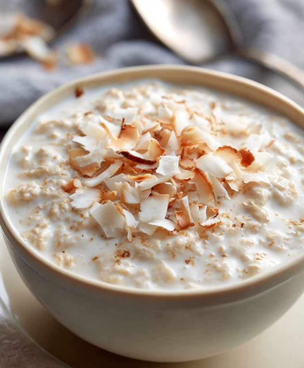 Coconut Cream Pie Overnight Oats