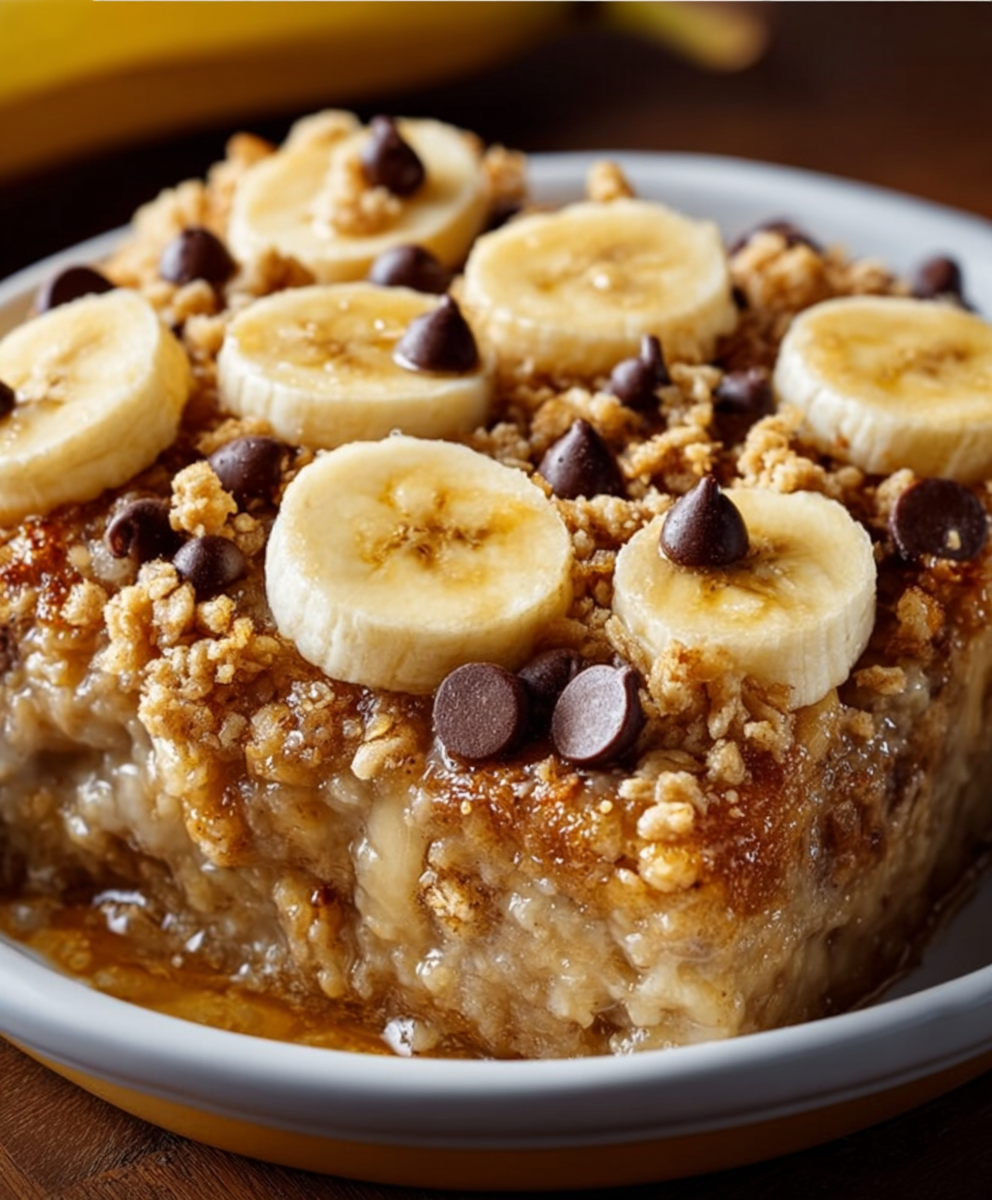 Comforting Banana Bread Cobbler