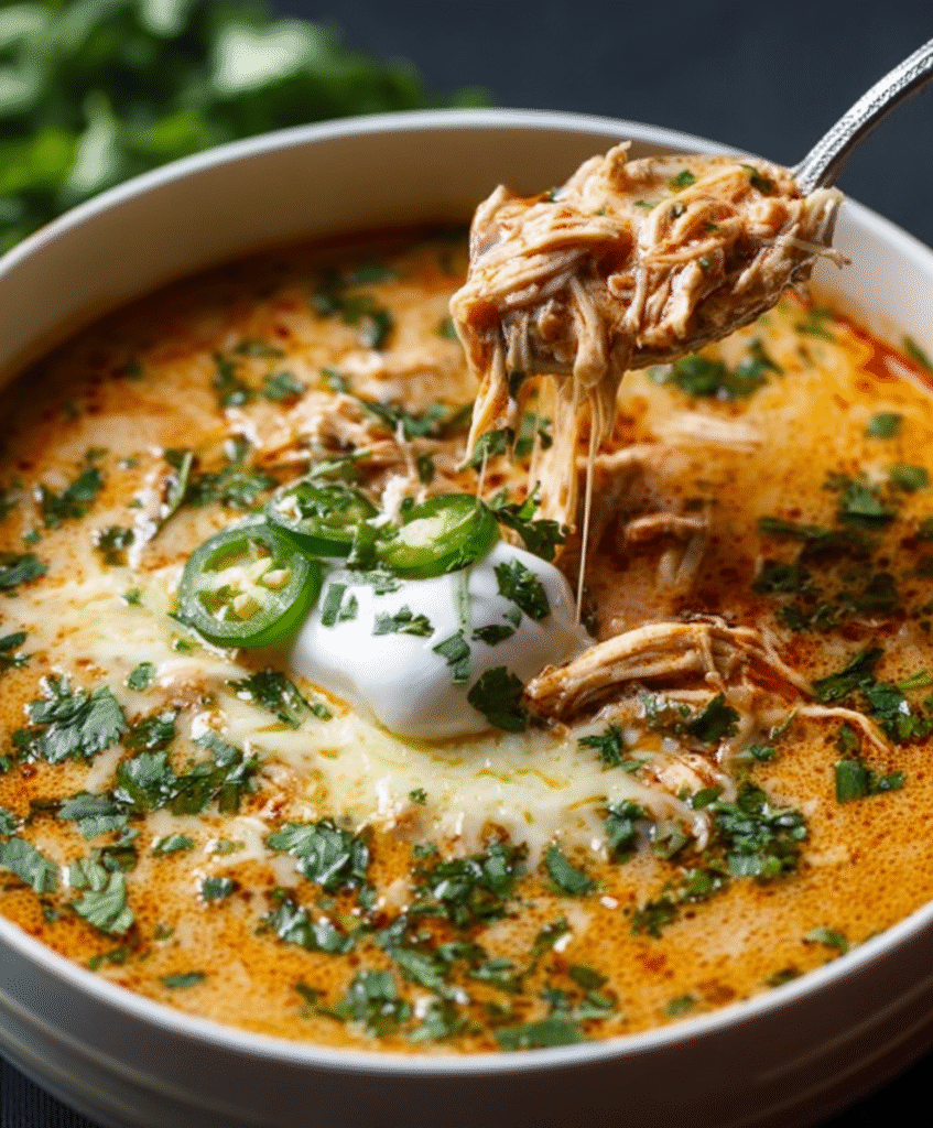 Creamy Chicken Enchilada Soup