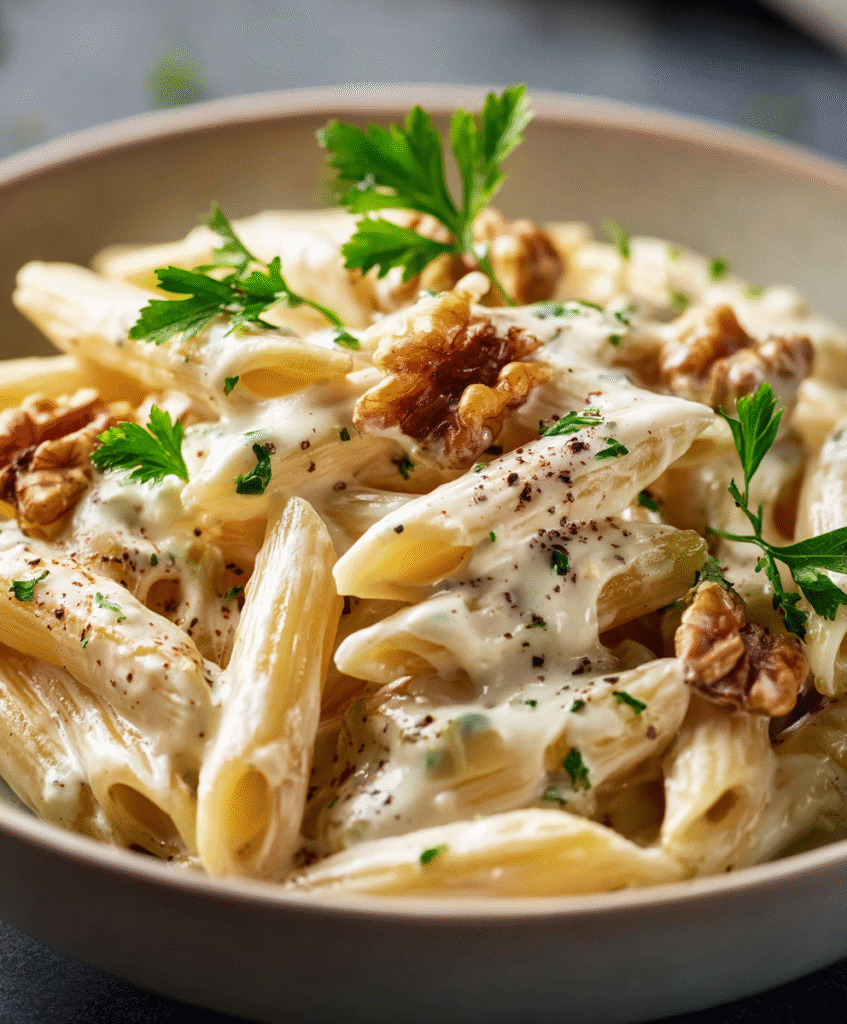 Creamy Gorgonzola & Walnut Pasta