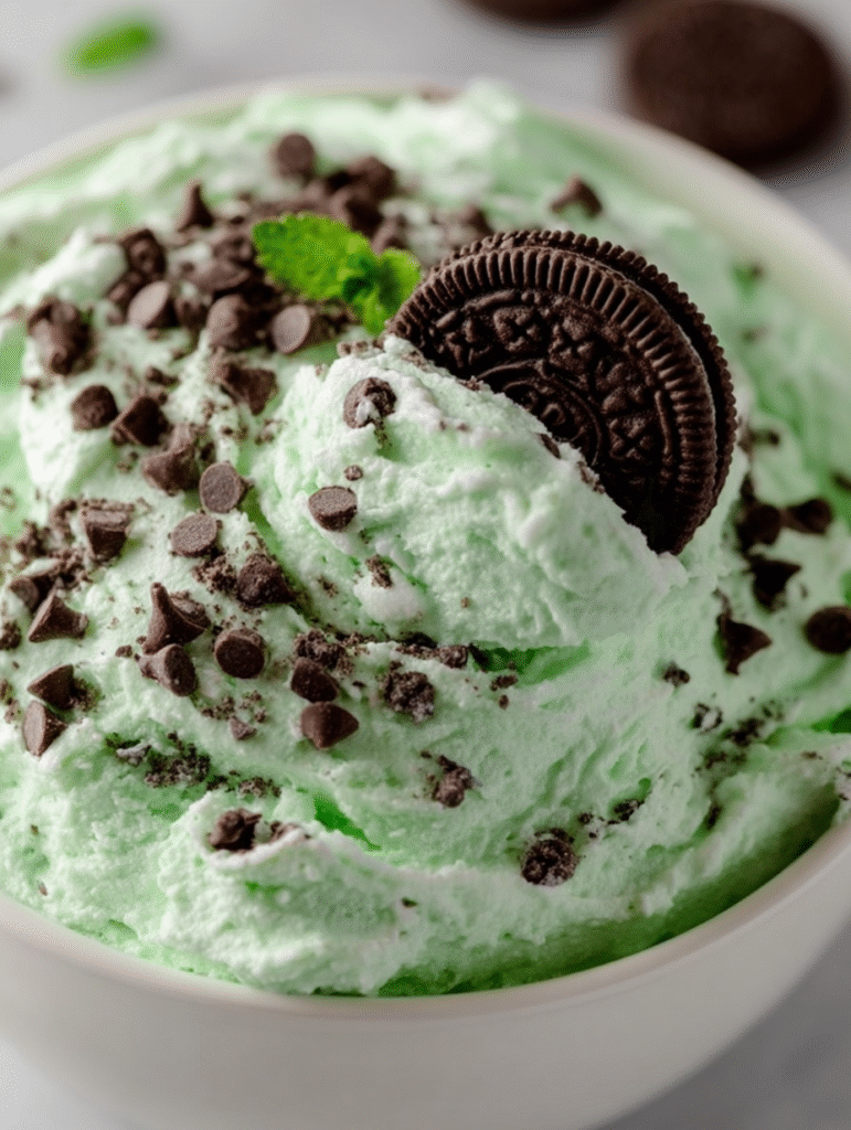 Creamy Mint Chocolate Chip Dip