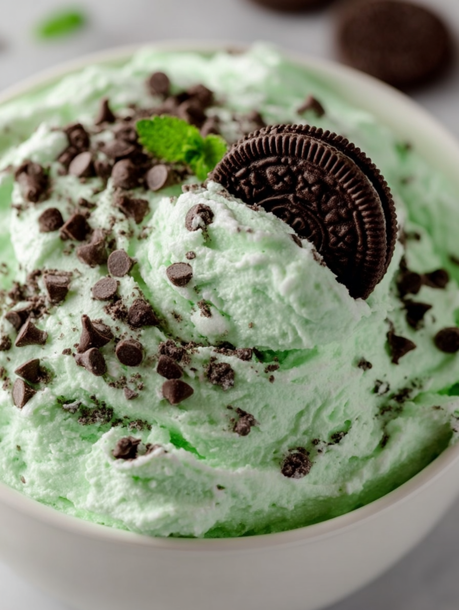 Creamy Mint Chocolate Chip Dip