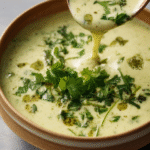 Creamy Roasted Poblano Soup